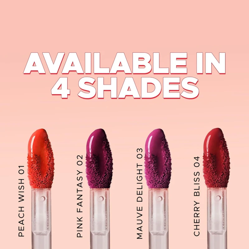 Hilary Rhoda Happy Dream Lip Tint | Hydrating Formula | Infused with Hyaluronic Acid | Cruelty-Free & Glossy Finish | Non-Sticky Formula - 3.7g (Mauve Delight- Shade 03) thumbnail 6